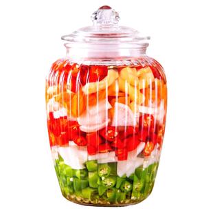 泡菜坛子家用玻璃罐密封罐腌菜罐咸菜罐酸菜坛腌制腊八蒜榨菜罐子