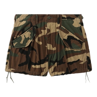 IT R13女装迷彩工装短裤新款复古甜酷可束脚合身休闲裤WD1751XO