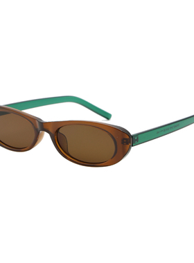 复古窄框太阳镜可配近视度数女款