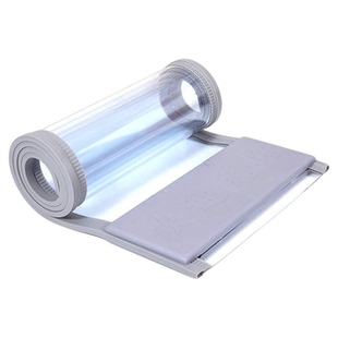 推拉折叠滑轮磁空调门帘隔断帘挡风隔热四季通用高透明皮门帘