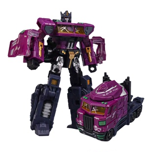 JD-01S 镜像紫色黄油柱小比例擎天 汽车机器人模型可变形玩具模型