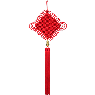 手工中国结挂件客厅玄关卧室门电视墙大红色乔迁中大号风水平安结