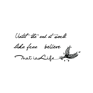 她画 英文字母草本纹身贴高级感女锁骨 男防水持久草木贴纸半永久