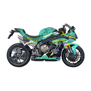 春风750SR-S专用全车版画贴纸动漫潮流装饰车身拉花保护贴膜改装