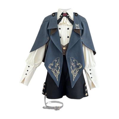 原创设计【叙事诗】Lolita正太王子装短裤衬衫套装