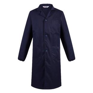 蓝大褂工作服男长迷彩大褂搬运防尘服仓管加绒耐脏养殖罩衣劳保服