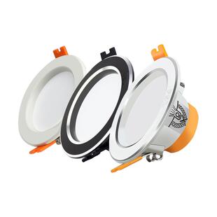 佛山照明led筒灯嵌入式客厅天花孔射灯吊顶家用商用玄关过道3w5w