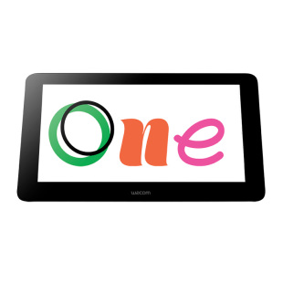 wacomOne新帝数位DTC133手画PS手写输入图板WACOM数板位屏板手绘