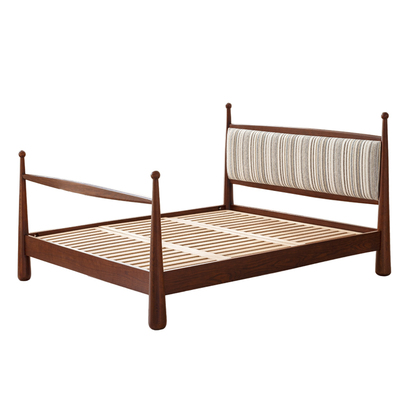 布染中古风可拆洗1.8米实木床