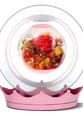女生专属礼物天猫精灵悬浮永生花