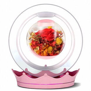 磁悬浮永生花蓝牙音箱女朋友闺蜜老婆生日礼物盒结婚高级实用夜灯