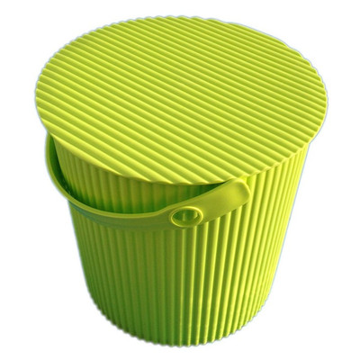 加厚收纳桶蓄水桶圆形开盖10L