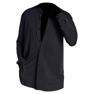 皇朝拉丁舞服新款男士练功服成人高端衬衫上衣长袖舞蹈服 MA1253