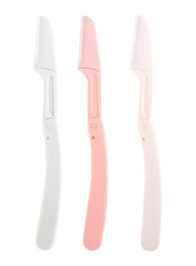 秒3支安全折叠修眉刀片女刮眉刀神器套装眉毛化妆师专用初学者