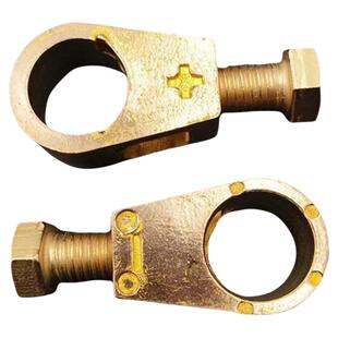 电瓶卡子新型电瓶夹子纯铜加厚桩头接头汽车蓄电池连接线电池头