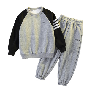 5儿童装6男童春装中童套装7春季大童男装10 13岁宝宝运动衣服男孩