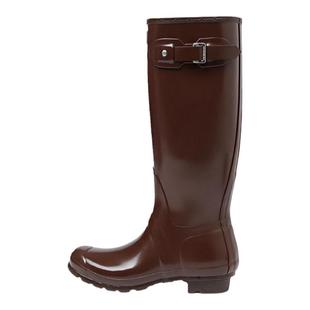 HUNTER雨靴女鞋经典惠灵顿亮面防水靴子户外防滑长筒靴涉水鞋胶鞋