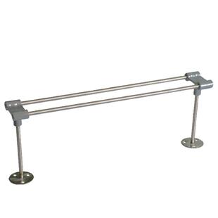 超市冷柜柜面价格牌支架双杠挂式悬挂架子货架标价卡条双面展示