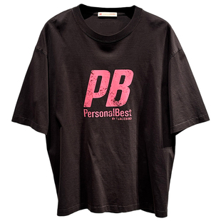 PEACEBIRD/太平鸟男装2026春装字母短袖T恤B2CNG1363/B2CNG1363H9