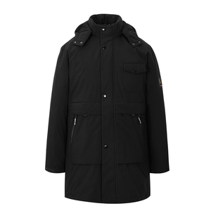 羽绒服男士中长款特大码加肥300斤胖子冬季保暖防寒加厚外套东北