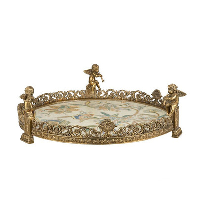 jeelian/茱莉安摆件客厅装饰托盘