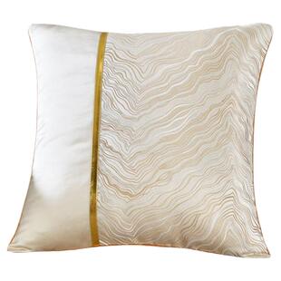 定做高档样板房沙发靠垫含芯客厅轻奢抱枕套加大号方形午休长腰枕