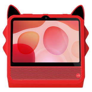 适用于天猫精灵CC10电池版保护套CC10保护壳AI智能音响硅胶套外套卡通可爱防摔软套