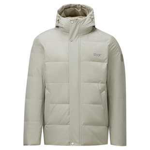 HLA/海澜之家闪耀太空羽绒服2025秋冬新款石墨烯连帽保暖外套男