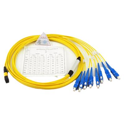 8芯3米万兆40G/100G MPO/APC-SC光纤跳线QSFP模块连接线尾纤单模