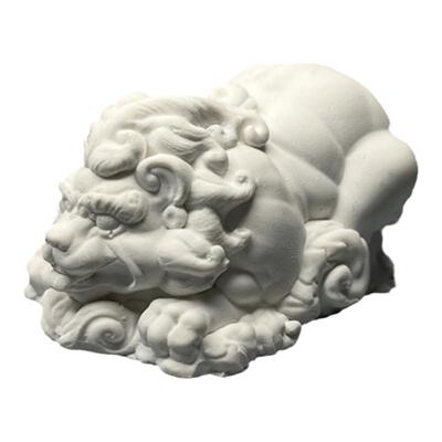 石狮子雕塑摆件中式镇宅呆萌仿古