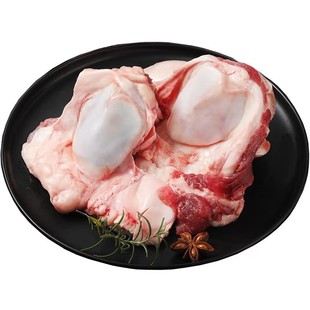 带肉牛窝骨5斤装牛膝盖骨网红吃播牛大骨头新鲜冷冻商用 牛窝骨筋