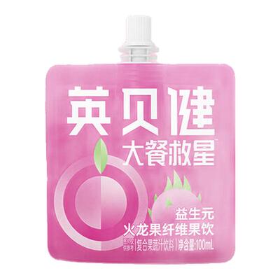 英贝健火龙果汁100ml*15袋