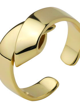 ins戒指爱心时髦小众设计感气质