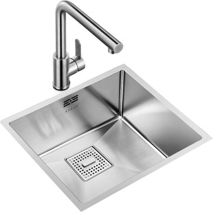 阿萨斯304不锈钢家用厨房手工小号水槽洗菜盆吧台中岛阳台单槽盆