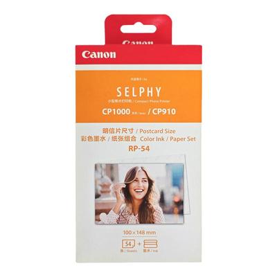 Canon/佳能RP-54 108原装相纸CP1500打印纸墨盒6寸相片纸cp1300打印机相纸热升华cp1200 cp910照片原厂照相纸