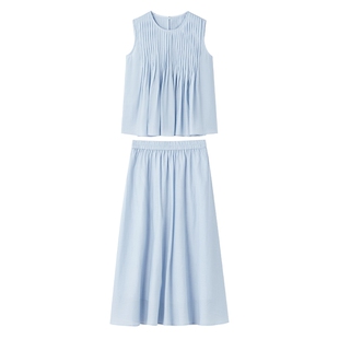 秋水伊人套装两件套连衣裙女2026夏季新款女装爆款休闲气质裙子