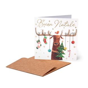 生日贺卡迷你圣诞贺卡彩色祝福新年礼物礼品涂鸦祝福ins卡片