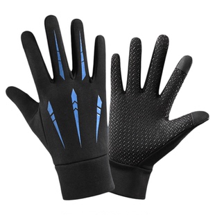 防风防水加绒保暖摩托车冬季防寒户外骑行骑车全指外卖男触屏手套