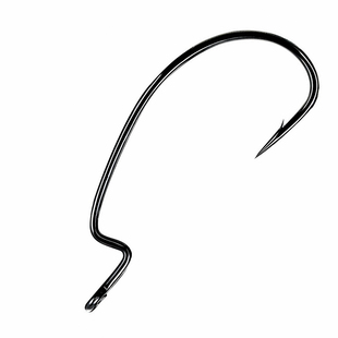 路亚曲柄钩加强粗钩条进口宽腹倒钓卡罗德州钓组软虫软饵鲈鱼鳜鱼