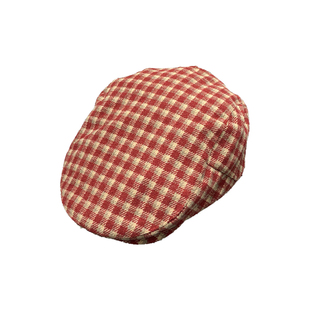 2026年新款复古千鸟格子前进帽男女冬季格纹贝雷帽简约百搭显脸小