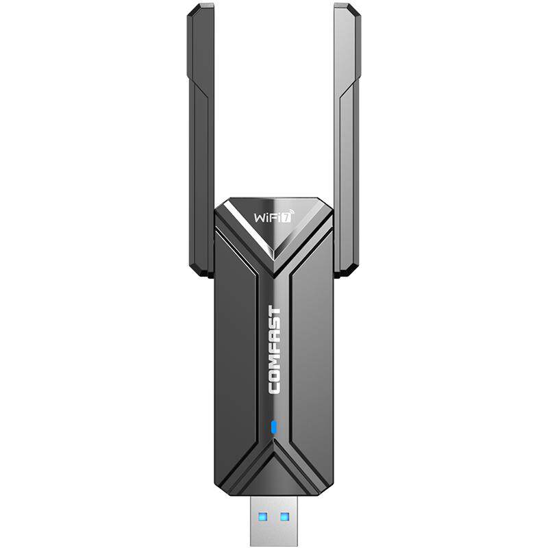 【WiFi7免驱】COMFAST CF-983BE电竞无线网卡台式机wifi接收器千兆6500M三频5G信号穿墙外置USB3.0笔记本电脑