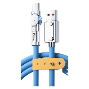 YUSHEDA数据线100W快充Typec适用华为vivo小米oppo可旋转tpyc超级充电器tpyec加长6A手机tc安卓闪充车载tapyc