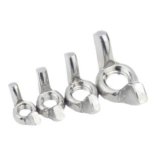 304/316不锈钢蝶型螺母蝴蝶形羊角元宝螺帽手拧螺丝帽M3M4M5M6M10