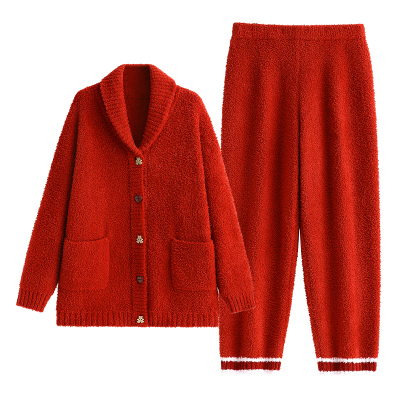 【商场同款】悦内女士半边绒睡衣