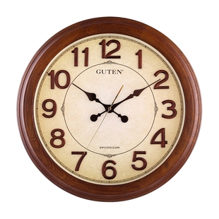 金钟宝客厅中式复古大挂钟现代简约欧式静音实木石英钟表创意时钟