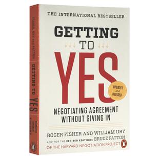 Getting to Yes 谈判力 英文原版 经管营销书籍 哈佛大学谈判指南 Roger Fisher 罗杰费希尔 英文版进口英语书