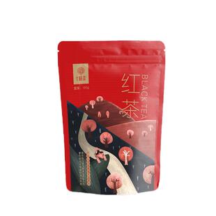 新恩施硒茶建始马坡金观音原料柚花香花果香工夫红叶茶100g袋装