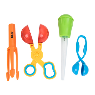 FritzS小手肌抓握精细动作专注力前二指训练工具球夹吸管早教夹子