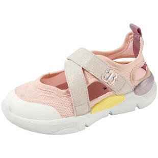 百丽童鞋夏季透气软底运动鞋女童轻便休闲网面鞋洋气百搭玛丽珍鞋