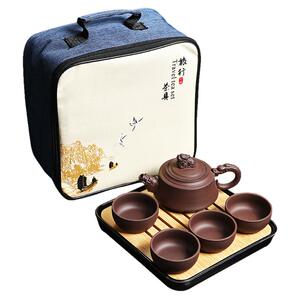 紫砂茶壶旅行功夫茶具套装快客杯